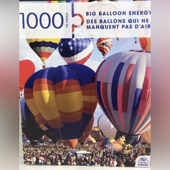New “Big Balloon Energy” 1000 Piece Puzzle Spin Master 24” x 18” - Picture 9 of 13